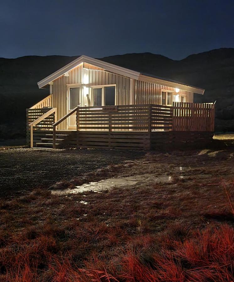 Hvammur 3 Hrakholar With Private Hot Tub Kaldrananes Exterior photo