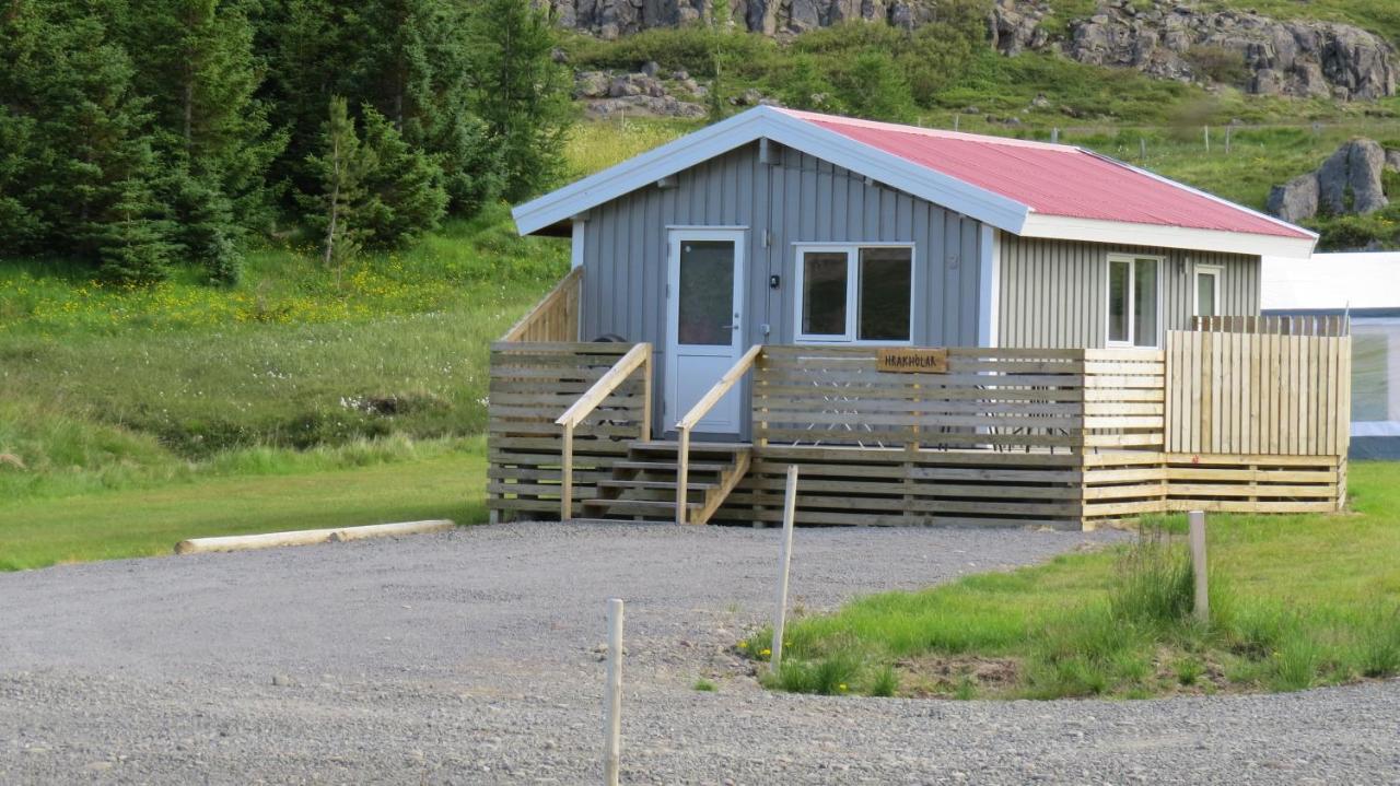 Hvammur 3 Hrakholar With Private Hot Tub Kaldrananes Exterior photo